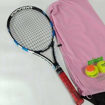 【中古】バボラ PURE DRIVE FSI TECHNOLOGY 硬式テニスラケット ピュアドライブ G2 BABOLAT プリンスソフトケース付き_画像1