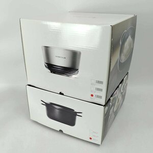 【中古・未使用品】バーミキュラ ライスポット Vermicular リュフグレー RP23A-GY 炊飯器 本体 IH調理器 家庭用 VERMICULAR