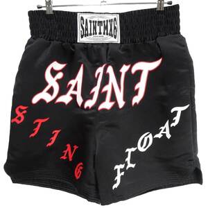 【中古・未使用品】SAINT MICHAEL セント マイケル ショーツ SHORTS BOXING ボクシング M ブラック SS23 S23-063-13 メンズ ショートパンツ