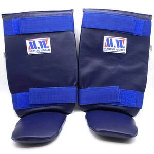 [ used ] Marshall world protector Basic leg guard MARTIAL WORLD combative sports kickboxing karate 