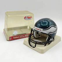 【中古】NFL フィラデルフィア・イーグルス #34 レノ・マヘ #82 L.J.スミス 直筆サイン入り ヘルメット アメフト_画像1