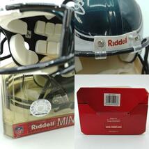 【中古】NFL フィラデルフィア・イーグルス #34 レノ・マヘ #82 L.J.スミス 直筆サイン入り ヘルメット アメフト_画像10