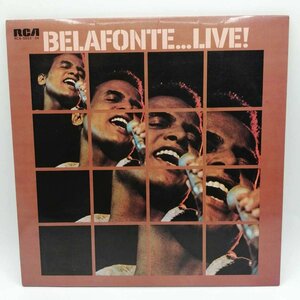 【中古】LP 2枚組 ハリー・ベラフォンテ(HARRY BELAFONTE)「Belafonte ...Live! (RCA-5033～34・カリプソ・CALYPSO