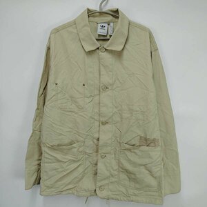 【中古】アディダス オリジナルス Solid Color single breasted カーゴ ジャケット 2XO カーキ HM8015 メンズ ADIDAS