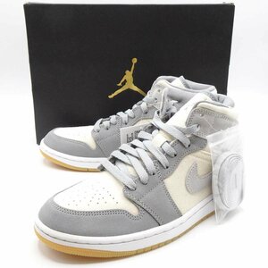 【中古・未使用品】ナイキ Air Jordan 1 Mid SE Coconut Milk エアジョーダン1 ミッド SE ココナッツミルク 25cm DN4281-100 NIKE