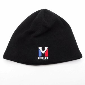 【中古】ミレー アクティブ ウール ビーニー ACTIVE WOOL BEANIE ニット帽 ブラック MIV4853 ユニセックス MILLET アウトドア メリノウール