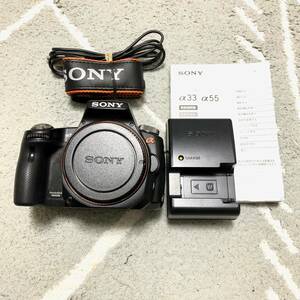 SONY α55 デジタル一眼レフ 動作未確認品