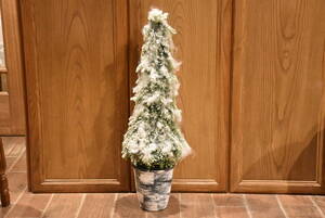 PAY2・冬1*クリスマスツリー*高さ約75cm*ナチュラル*X'mas雑貨*クリスマス雑貨*オブジェ*ツリー*おしゃれ*オシャレ*置物*インテリア