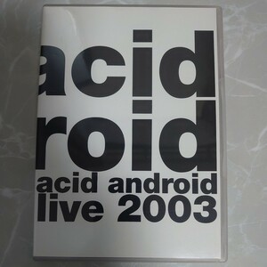 DVD acid android live 2003 中古品1262