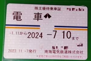 最新！南海電鉄 株主優待乗車証 （電車全線） 定期券式