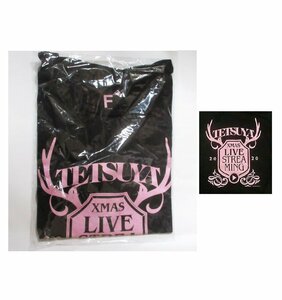 L'Arc～en～Ciel TETSUYA Xmas LIVE STREAMING 2020 ドルマンTシャツ ピンク×ブラック ラルク