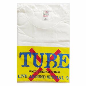 TUBE チューブ LIVE AROUND SPECIAL '96 ONLY GOOD SUMMER Tシャツ 白 黄ロゴ