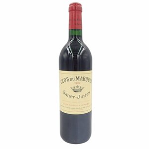 クロ デュ マルキ サンジュリアン 1994 赤 750ml 13％ CLOS DU MARQUES Saint Julien【C1】