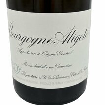 ドメーヌ ルロワ ブルゴーニュ アリゴテ 2015 750ml 12.5% Domaine LEROY Bourgogne Aligote【B1】_画像4