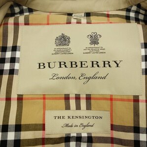 美品◆バーバリー ケンジントン トレンチコート ノバチェック レディース サイズUK6 ベージュ BURBERRY THE KENSINGTON【AFA13】の画像7