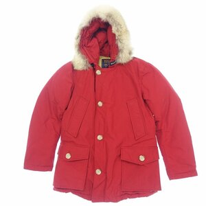 美品◆ウールリッチ ダウンジャケット アークティックパーカー メンズ レッド サイズXS WOOLRICH【AFA19】