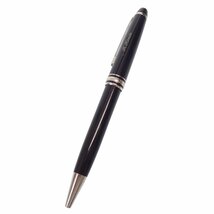 中古◆モンブラン ボールペン マイスターシュテュック クラシック 回転式 ネーム入り ブラック系 MONTBLANC【AFI13】_画像1