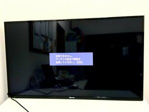 美品 Hisense ハイセンス ハイビジョンLED液晶テレビ 43A50 43型 B-casカード付 2019年製 リモコンとスタンド無し /JQ10773 ①