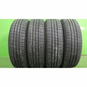 グッドイヤー EfficientGrip ECO Hybrid EG01 155/65R13 4本SET◆2017年製7~8分山オンロード◆中古 特筆すべき損傷はなし◆白石区手渡し可