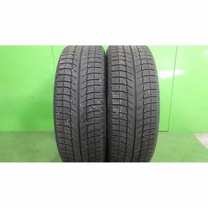 ミシュラン X-ICE 3+ 225/60R17 99H 中国製 2本SET◆2018年製7分山スタッドレス◆中古 特筆すべき損傷はなし◆白石区手渡し可◆5120704FST