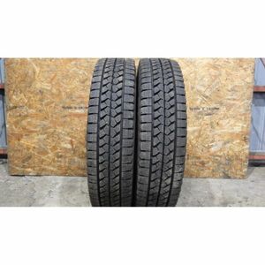 ブリヂストン BLIZZAK W979 205/85R16 117/115L LT 日本製 2本SET◆2021年製9分山スタッドレス◆中古 特筆すべき損傷なし◆白石区手渡し可