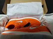 値下げ新品未使用正規品ナイキNIKE AIR FORCE1エアフォース1レトロオレンジ 26.5cmus8.5替え紐 箱付き クロタグ_画像6