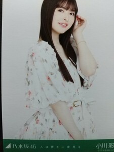 値下げ美品表題曲乃木坂46公式人は夢を二度見る特典 【小川彩】生写真