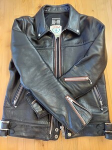  アンダーカバー×バウンティーハンター　UNDER COVER ×BOUNTYHUNTER 13周年記念モデル　シングルライダース　size0(xs)　ブラックレザー