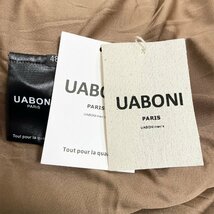 最上級EU製＆定価6万◆UABONI*Paris*スウェットパンツ*ユアボニ*パリ発◆ミンク/カシミヤ混 快適 ボア 肉厚 モコモコ 防寒 大きめ L/48_画像10