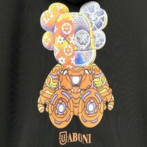 定番EU製＆定価4万◆UABONI*ユアボニ*パーカー*フランス*パリ発◆米国綿 通気 個性 ゆったり スウェット ベアブリック/Bearbrick XL/50_画像6