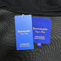 高級・パーカー 定価4万◆Emmauela・イタリア・ミラノ発◆綿100％ 快適 上品 ゆったり スウェット 人気 カットソー 普段着 XL/50サイズ_画像9