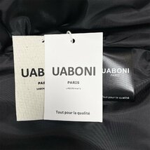 最上級EU製＆定価7万◆UABONI*Paris*ダウンベスト*ユアボニ*パリ発◆グースダウン90％ 個性 防寒 暖か モノグラム ジャケット アウター L_画像10