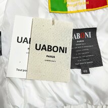 今節限定EU製＆定価12万◆UABONI*Paris*ダウンジャケット*ユアボニ*パリ発◆上質 ふんわり 防寒防風 高級刺繍 女王蜂 艶 アウター XL/50_画像9