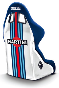 【国内正規品＆メーカー直送】SPARCO x MARTINI RACING PRO 2000 MR WRAPPING バケットシート 1脚 青 お取寄品