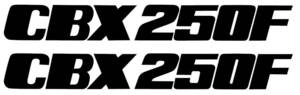 ⑤【送料無料】CBX250F デカール・ステッカー＠旧車會ＣＢＲ４００ＦホークＺ４００ＧＰＺ４００Ｚ４００ＦＸ