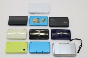 25JD●3DS DSi DSLite New3DS New3DSLL 初期型 計10台 まとめ 売り 任天堂 動作未確認 ジャンク