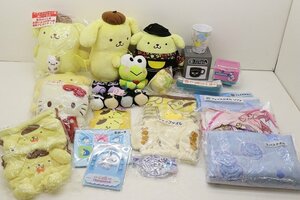 32JD●サンリオ グッズ まとめ ポムポムプリン キティ シナモロール ぬいぐるみ 巾着 タオル マグカップ ポーチ など 未検品 ジャンク扱い