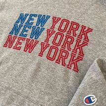 美品！Champion スウェットパーカー NEW YORK チャンピオン パーカー_画像1