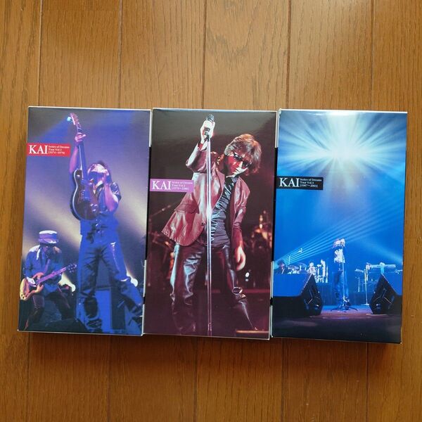 KAI YOSHIHIRO Series of Dreams Tour Vol.1~3 VHS