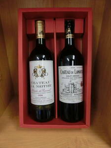 ■□72879 CHATEAU LA MOTHE 1996/CHATEAU DE LAMARQUE 1995 二本セット　12.5％　750ｍｌ□■