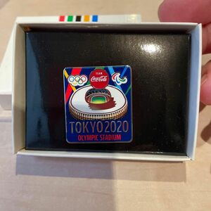 コカコーラ ピンバッジ オリンピックスタジアム　オリンピック　非売品　2020 東京