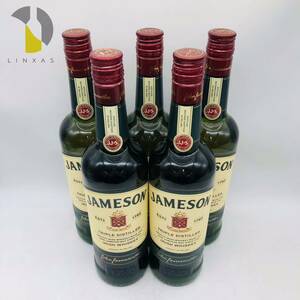 1円〜【未開栓】JAMESON ジェムソン スタンダード 700ml 40度 アイリッシュウイスキー 5本セット まとめ売り WH41850