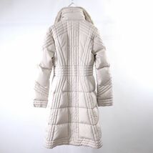 3-SL008S モンクレール MONCLER 国内正規品 ラビットファー ダウンコート アイボリー 0 レディース_画像4