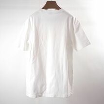 M3-YL045 ディオールオム DIOR HOMME カクタスジャックロゴ刺繍 コットン Tシャツ カットソー ホワイト XS メンズ_画像3