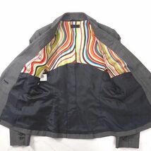 3-YL027【良品】ポールスミス Paul Smith グレー ウール 3ピース スーツ セットアップ グレー 40 レディース_画像4