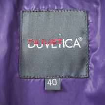 3-YL092 デュベティカ DUVETICA ラクーンファー ダウンジャケット パープル 40 レディース_画像7