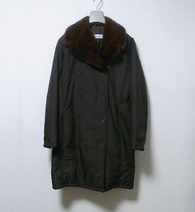 MAX MARA マックスマーラ iBLUES イブルース ミンクファー 付き 中綿 コート ジャケット 38