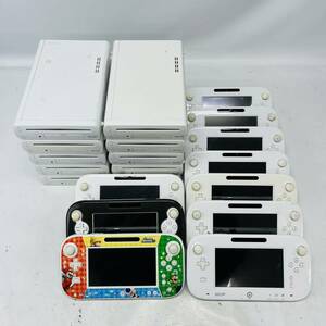 ☆1円～ Nintendo WiiU 本体 ゲームパッド 白 shiro 32GB まとめて 10台 セット まとめ売り 動作未確認 ジャンク ニンテンドー GamePad ②