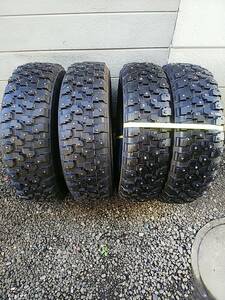 195/65R15 ADVAN アドバン MT-14 フルピン スパイク ブロック オフロード オフロード 雪山 スノーアタック 北海道 札幌