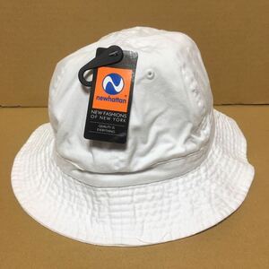 NEWHATTAN ツイルコットン ホワイト L/XLサイズ メトロハット ニューハッタン 帽子 白 WHITE